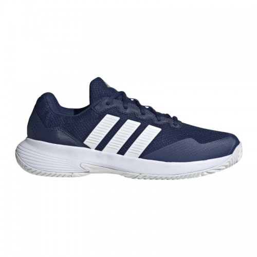 Adidas GameCourt 2 Baskets Bleu Foncé Blanc