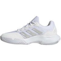 Zapatillas Adidas GameCourt 2 Blanco Plata Metal Mujer  Oferta + Barato