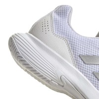Zapatillas Adidas GameCourt 2 Blanco Plata Metal Mujer  Oferta + Barato
