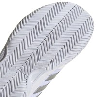 Zapatillas Adidas GameCourt 2 Blanco Plata Metal Mujer  Oferta + Barato