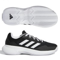 Zapatillas Adidas Gamecourt 2 Negro Blanco Mujer