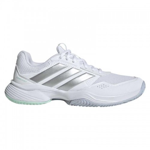 Sneakers da donna Adidas GameCourt 3 Argento Bianco