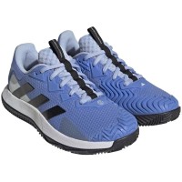Adidas SoleMatch Control Tênis Azul Preto PADELPOINT Adidas SoleMatch Control Tênis Azul Preto