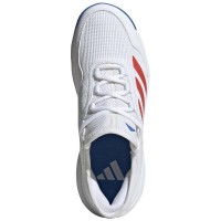 Adidas Ubersonic 4 Sneakers Bianche Junior Rosse