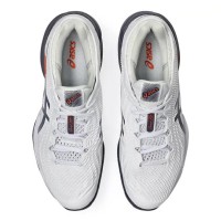 Asics Court FF 3 Clay White Gray Orange Sneakers  Offer + Cheap