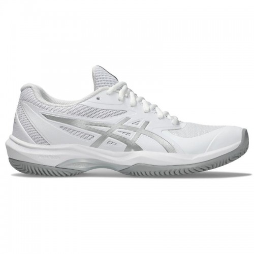 Baskets Femme Asics Game FF CLAY Blanc Argent Baskets Femme Asics Game FF CLAY Blanc Argent
