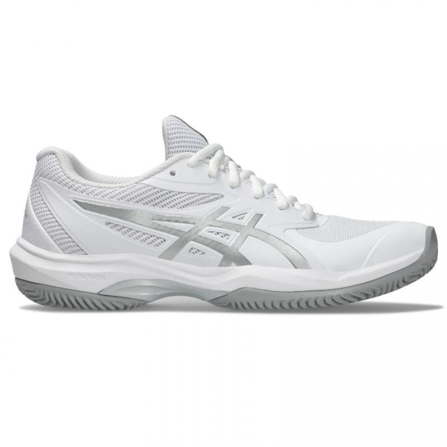 Zapatillas Asics Game FF Clay Blanco Plata Mujer  Oferta + Barato