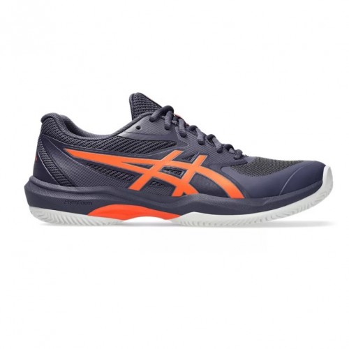 Asics Game FF Clay Indigo Bleu Orange Baskets Asics Game FF Clay Indigo Bleu Orange Baskets