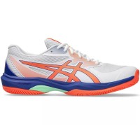 Asics Game FF Padel White Coral Sneakers  Offer + Cheap