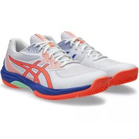 Asics Game FF Padel White Coral Sneakers  Offer + Cheap