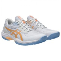 Sneakers Asics Game FF Padel Bianco Arancione Donna  Offerta + Economico