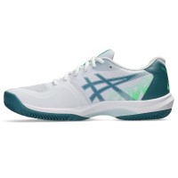 Tênis Asics Game FF Padel Branco Verde Claro