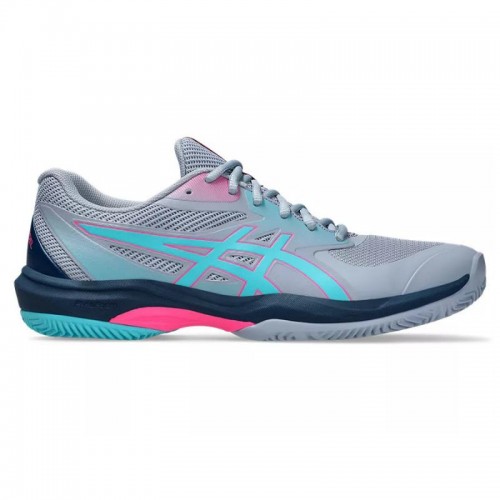 Asics Game FF Padel Gris Bleu Aqua Sneakers Asics Game FF Padel Gris Bleu Aqua Sneakers