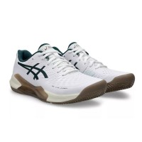 Zapatillas Asics Gel Challenger 14 Clay Blanco Verde Oscuro  Oferta + Barato