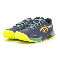 Zapatillas Asics Gel Challenger 14 Padel Azul Medianoche Naranja  Oferta + Barato