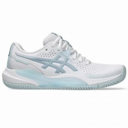 Tênis femininos Asics Gel Challenger 15 Clay White Blue