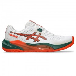 Asics Gel Challenger 15 Padel White Orange Baskets