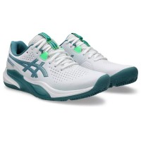 Zapatillas Asics Gel Challenger 15 Padel Blanco Verde Pino