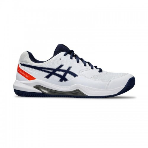 Chaussures Asics Gel Dedicate 8 Clay White Navy Chaussures Asics Gel Dedicate 8 Clay White Navy
