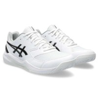 Asics Gel Dedicar 8 Clay Branco Sapatos Preto  Oferta + Barato