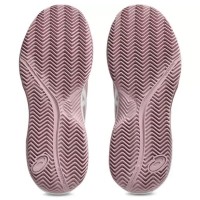 Tênis femininos brancos Clay Gel Dedicate 8 Clay Pink Morganite