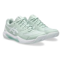 Asics Gel Dedicate 8 Clay Lichen Verde Bianco Sneakers Donna  Offerta + Economico