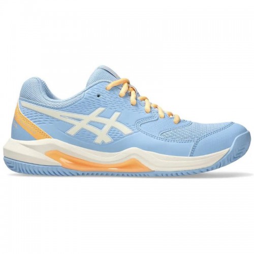Chaussures Femme Asics Gel Dedicate 8 Padel Blue Stone Cream Chaussures Femme Asics Gel Dedicate 8 Padel Blue Stone Cream
