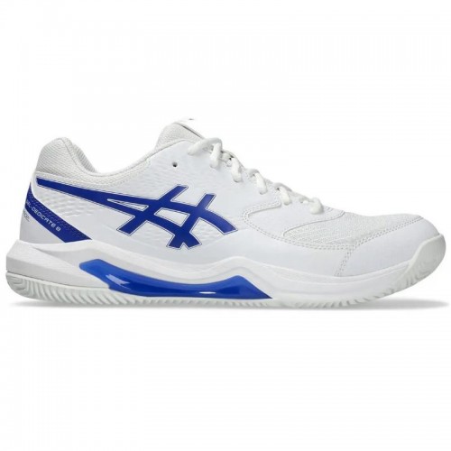 Baskets de Padel Asics Gel Dedicate 8 Blanc Bleu Cobalt Baskets de Padel Asics Gel Dedicate 8 Blanc Bleu Cobalt