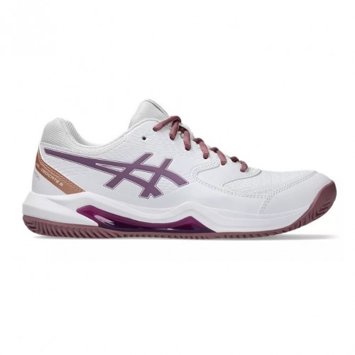 Baskets Femme Asics Gel Dedicate 8 Padel Blanc Ube Fonce Baskets Femme Asics Gel Dedicate 8 Padel Blanc Ube Fonce