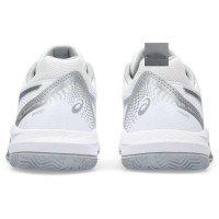 Baskets Asics Gel Dedicace 8 Padel Blanc Gris Femmes