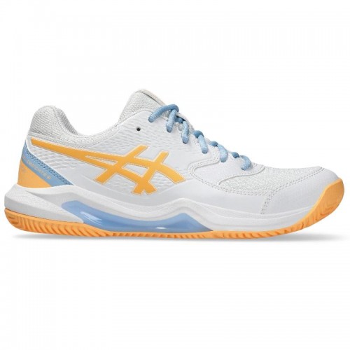 Baskets Femme Asics Gel Dedicate 8 Padel Blanc Orange Baskets Femme Asics Gel Dedicate 8 Padel Blanc Orange