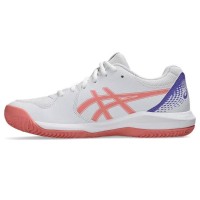 Asics Gel Dedicate 8 Padel White Pink Sneakers da donna