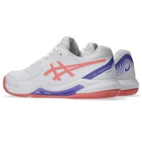 Asics Gel Dedicate 8 Padel White Pink Sneakers da donna