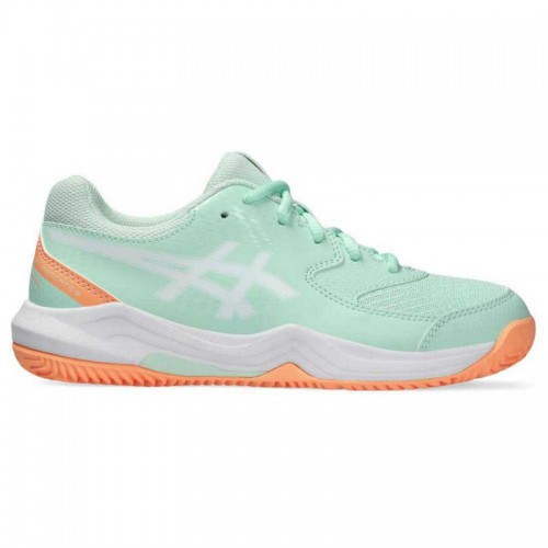 Chaussures Asics Gel Dedicate 8 Padel GS Mint White Junior Chaussures Asics Gel Dedicate 8 Padel GS Mint White Junior
