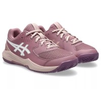 Zapatillas Asics Gel Dedicate 8 Padel GS Purpura Oxide Blanco Junior  Oferta + Barato