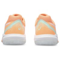 Asics Gel Dedicate 8 Padel Orange White Women''s Shoes