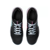 Baskets Asics Gel Dedicate 8 Padel Aqua Noir  Offre - Pas cher