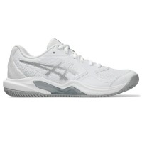 Asics Gel Dedicate 9 Padel White Gray Women''s Sneakers