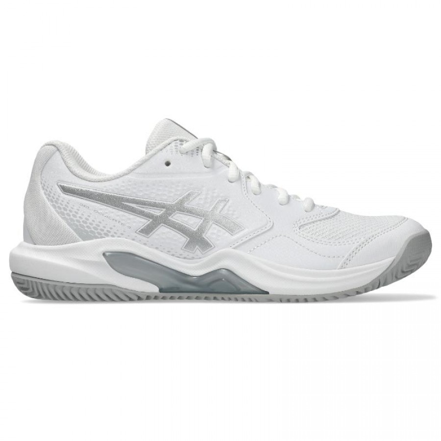 Asics Gel Dedicate 9 Padel White Gray Women''s Sneakers