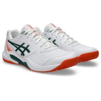 Asics Gel Dedicate 9 Padel White Green baskets