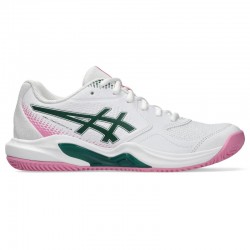 Asics Gel Dedicate 9 Padel White Green baskets pour femmes