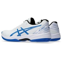 Asics Gel Game 9 Clay White Blue Shoes