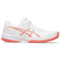 Chaussures Femme Asics Gel Game 9 Clay White Coral