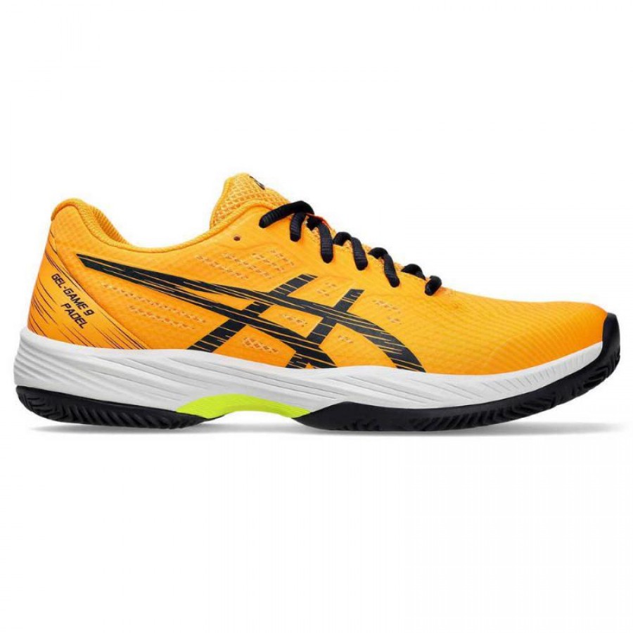 Baskets Asics Gel Game 9 Padel Orange Bleu Nuit  Offre - Pas cher