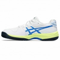 Sapatos Asics Gel Jogo Padel 9 Branco Azul Junior