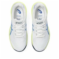 Chaussures Asics Gel Game Padel 9 Blanc Bleu Junior