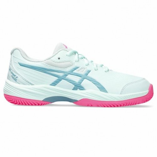 Baskets Asics Gel Game Padel 9 Menthe Gris Bleu Junior Baskets Asics Gel Game Padel 9 Menthe Gris Bleu Junior