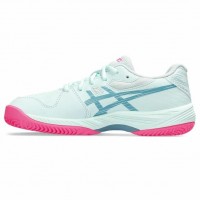 Sneakers Asics Gel Gioco Padel 9 Menta Grigio Blu Junior