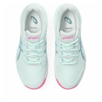 Baskets Asics Gel Game Padel 9 Menthe Gris Bleu Junior