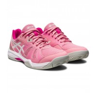 Sneakers Asics Gel Padel Pro 5 Rosa Bianco Donna